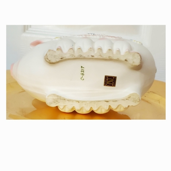 Vntg Napco 7" Mother Pig with 4 Pigglets Planter Made in Japan - Picture 4 of 9